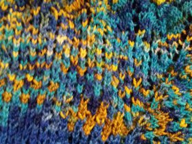 Yellow Blue Shawl